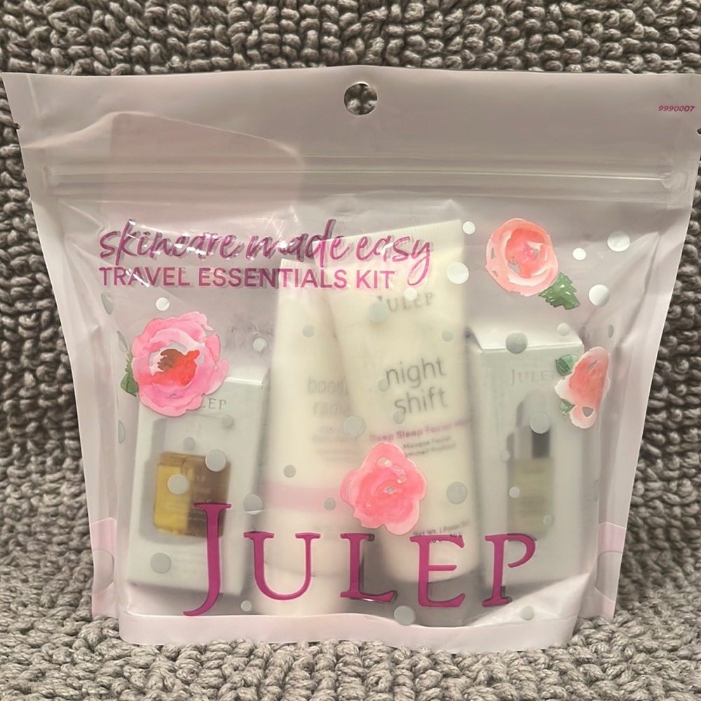 JULEP-4-Piece Travel Size-Skincare Made Easy-Travel Essentials Kit-Never Opened
